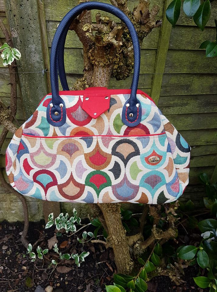 The Companion Carpet Bag sewing pattern by Mrs H made by Elaine Morton