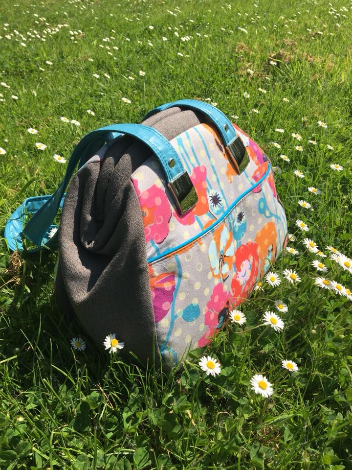The Companion Carpet Bag sewing pattern by Mrs H made by Evey Hay - Sew Evey