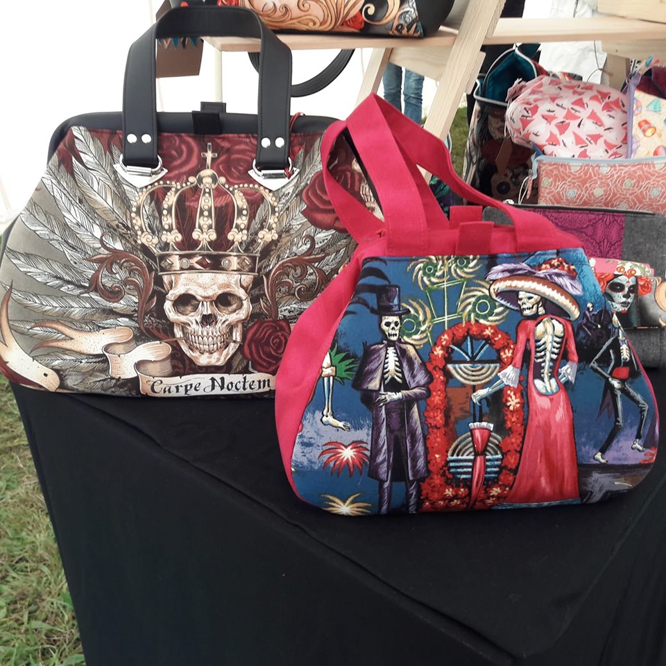 The Companion Carpet Bag sewing pattern by Mrs H made by LBPB Bespoke