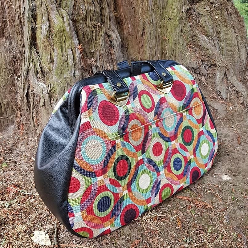The Companion Carpet Bag sewing pattern by Mrs H made by Lynne Baldwin