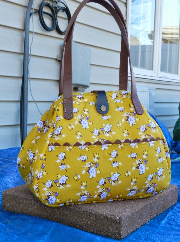 The Companion Carpet Bag sewing pattern by Mrs H made by Sally - Life in Sallys World