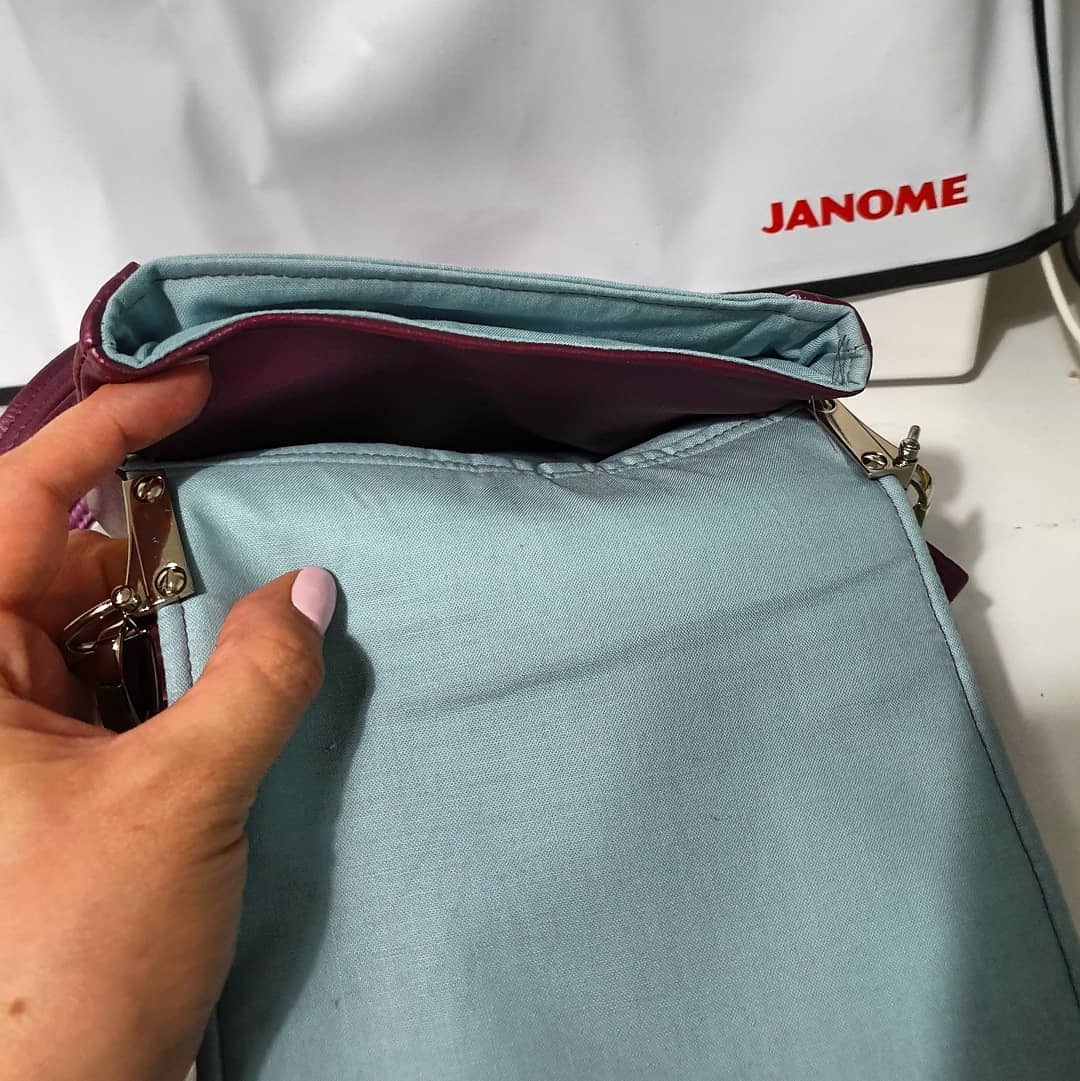 The Crossbody Bag PDF Sewing Pattern stitch detail