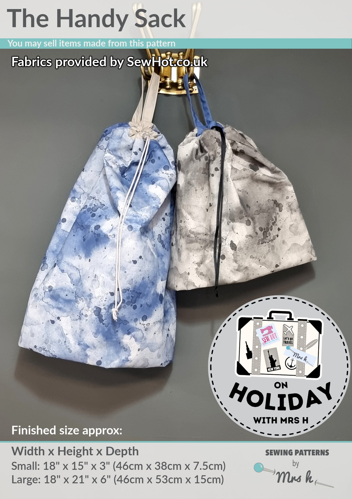 The Handy Sack - Mini Market Makes PDF Sewing Pattern cover page