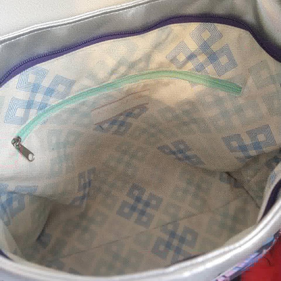 The Ring Sling PDF Bag Sewing Pattern geometric interior