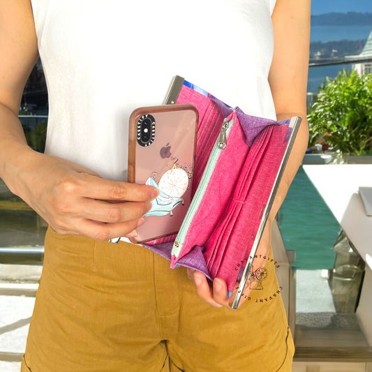 The Wonder Wallet sewn by Gladys Tan