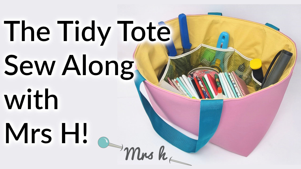 Tidy Tote PDF sewing pattern by The Make Space