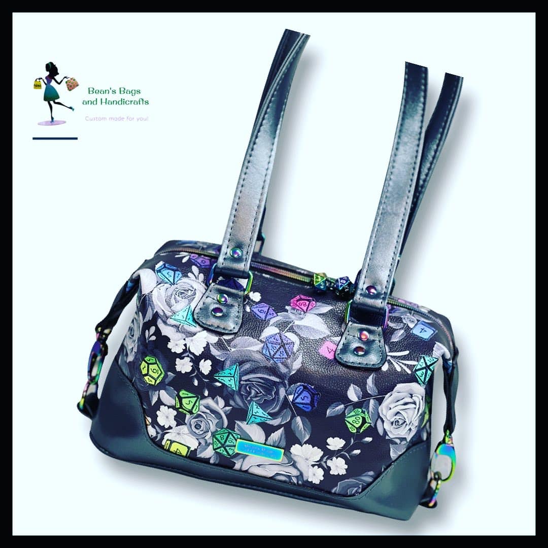 Brooklyn Handbag sewing pattern, made by Brandy Gilbert-Jackson from Bean's Bags