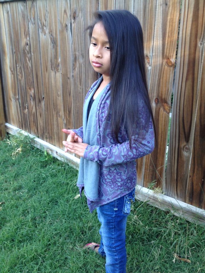 Scarf Neck Cardigan (Girls)