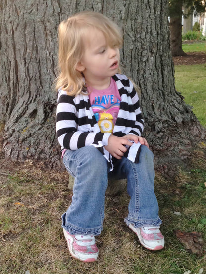 Scarf Neck Cardigan (Girls & Women Combo)