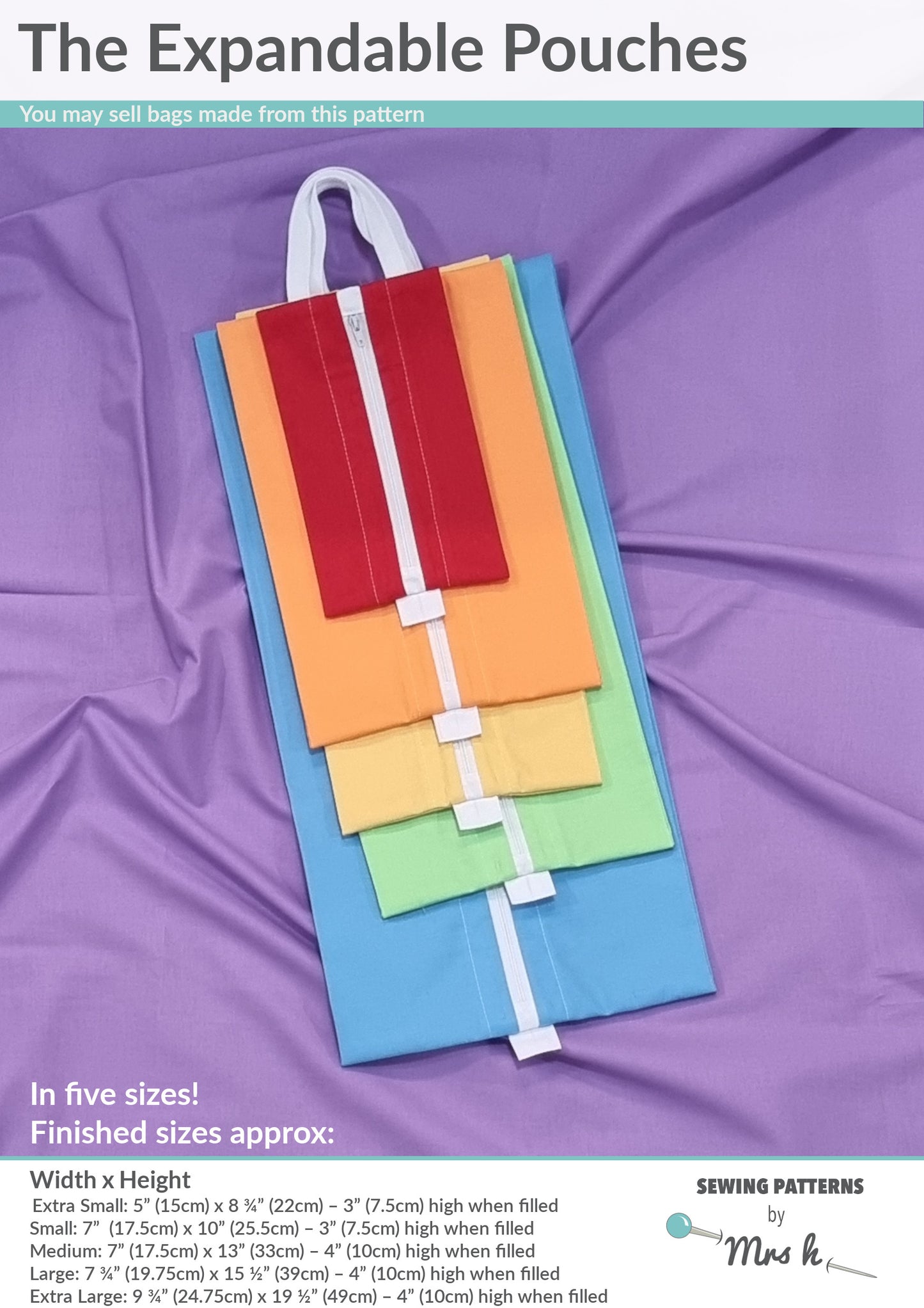 Expandable Pouches - Mini Market Makes PDF Sewing Pattern