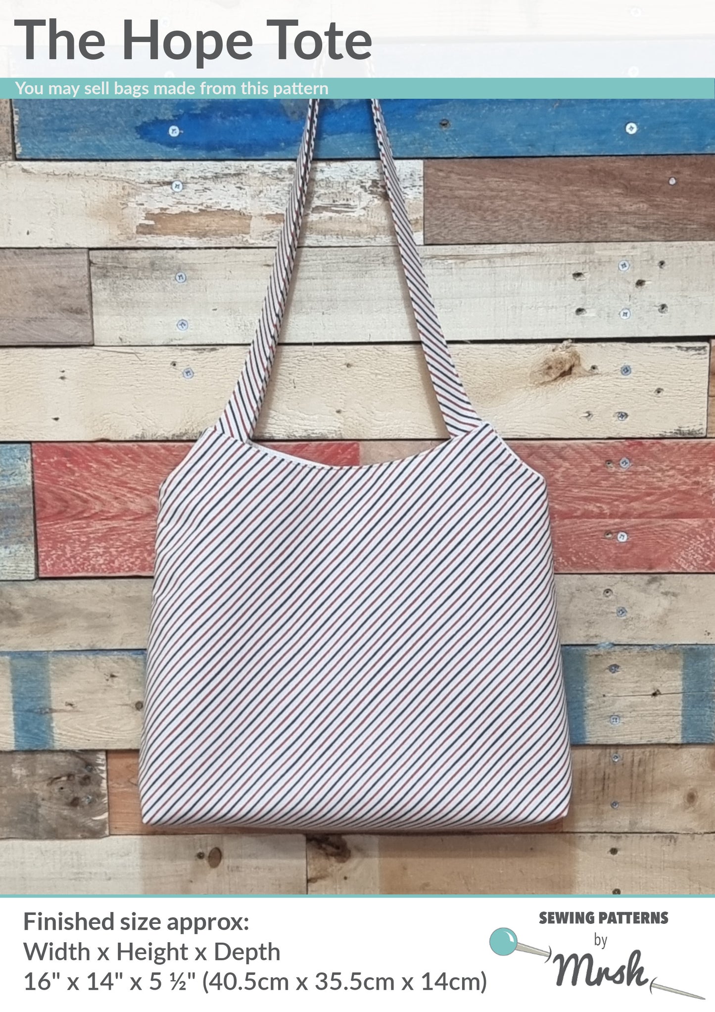 Hope Tote - Mini Market Makes PDF Sewing Pattern