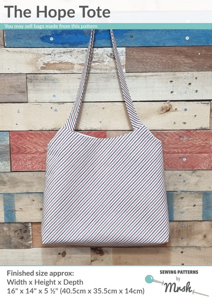 Hope Tote - Mini Market Makes PDF Sewing Pattern