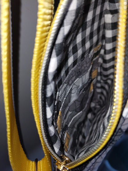 Adventurer Sling Bag Paper Sewing Pattern made by Marcia Pantin interior view