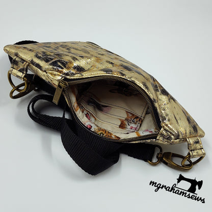 Adventurer Sling Bag Paper Sewing Pattern made by Michelle Graham  card slot internal