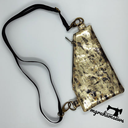 Adventurer Sling Bag Paper Sewing Pattern made by Michelle Graham  zip view and strap