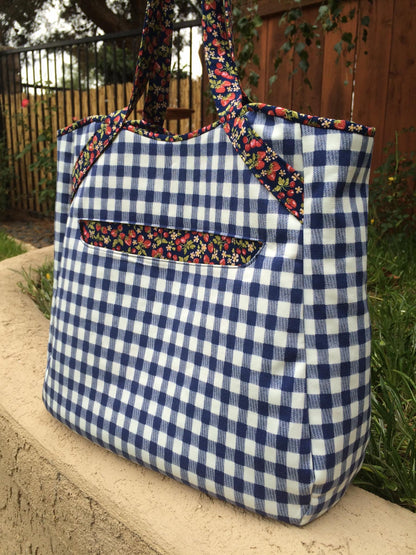 Alice Shopper Tote Sewing pattern Brianne Matlage