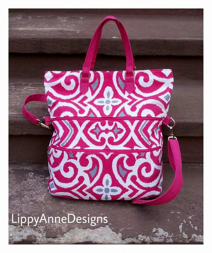 Amber Fold Over Bag Sewing Pattern  by LIppy Anne designs 