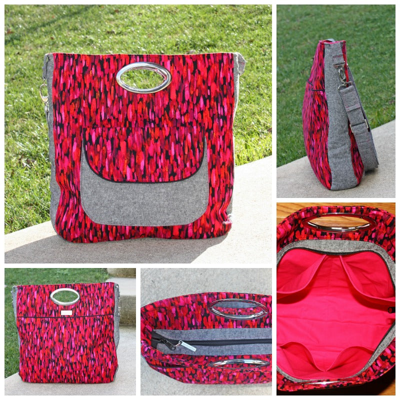 Sewing pattern Window Shopper tote 