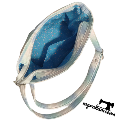 Awesome Oval Bag PDF Sewing Pattern made by Michelle Graham top view