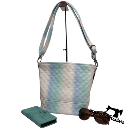 Awesome Oval Bag PDF Sewing Pattern made by Michelle Graham with accessories