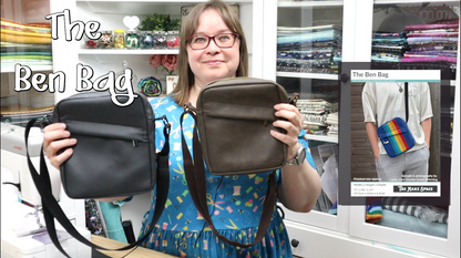 Ben Bag Sewing Pattern with video sew along