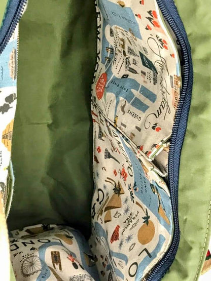 Big Big Bag PDF Sewing Pattern made by Chanova Alcaca Mabry top view