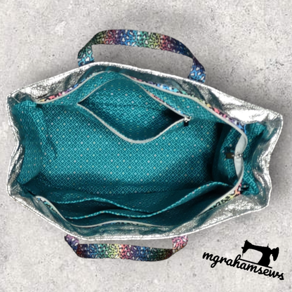 Big Big Bag PDF Sewing Pattern made by Michelle Graham zipper view