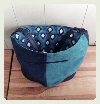  Bonnie Bucket Bag Sewing Pattern interior view