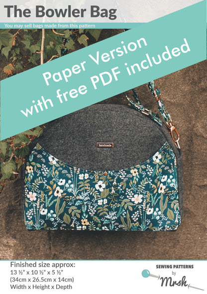 Bowler Bag Paper Sewing Pattern front cover