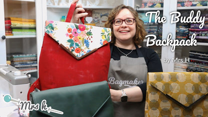 Buddy Backpack PDF Sewing Pattern  cover