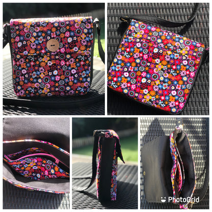 Button Lock Bag PDF Sewing Pattern made by Desra Brown