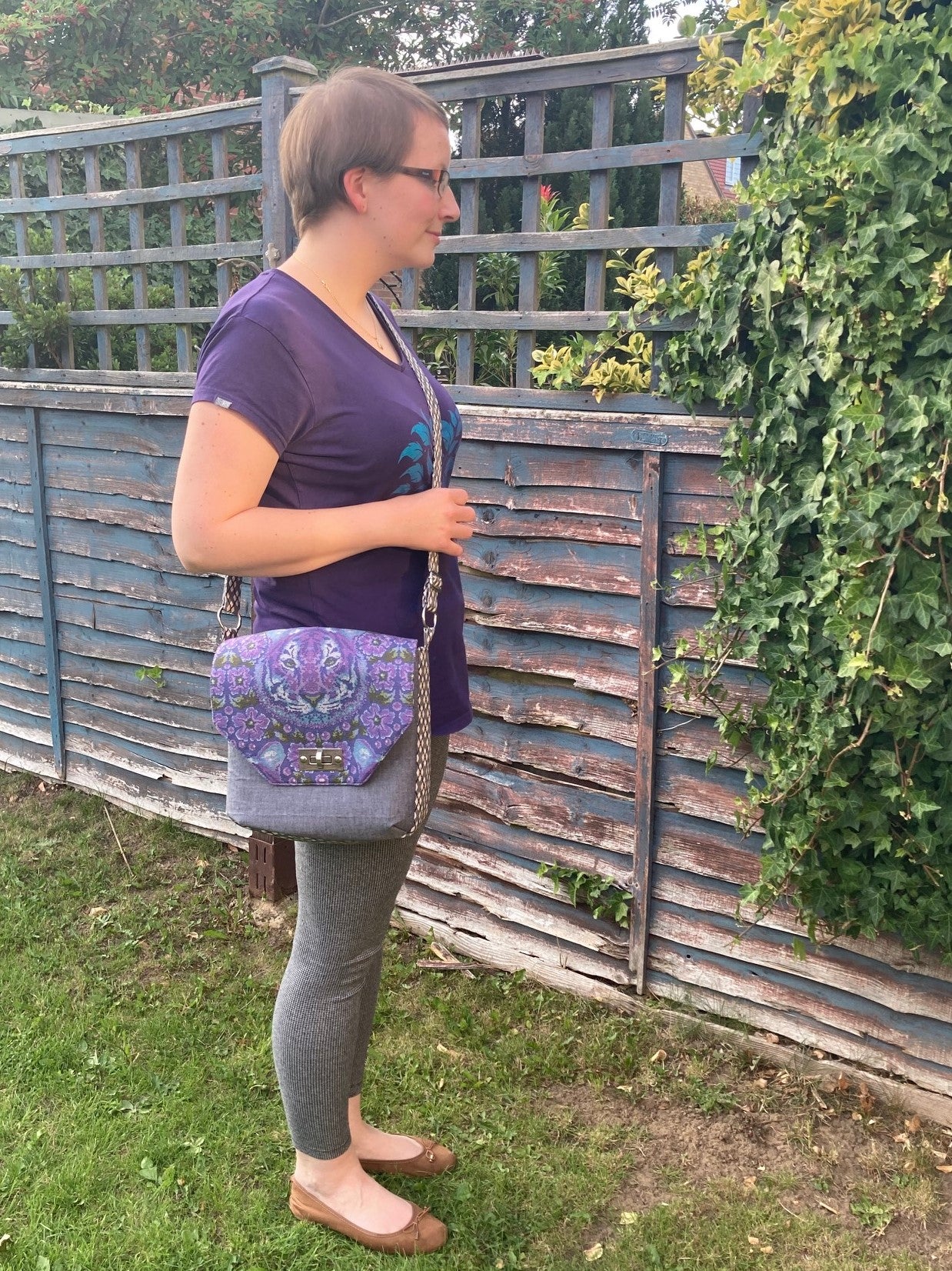 Button Lock Bag PDF Sewing Pattern made by Evey Hay