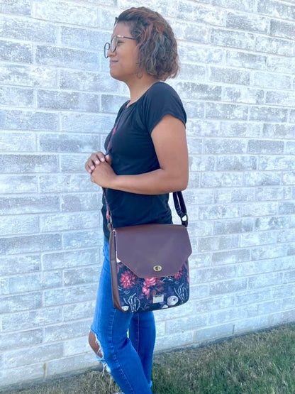 Button Lock Bag PDF Sewing Pattern made by Monica Bernstine