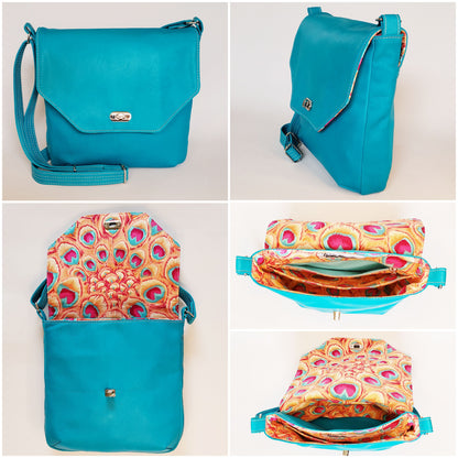 Button Lock Bag PDF Sewing Pattern made by Susan McQuone