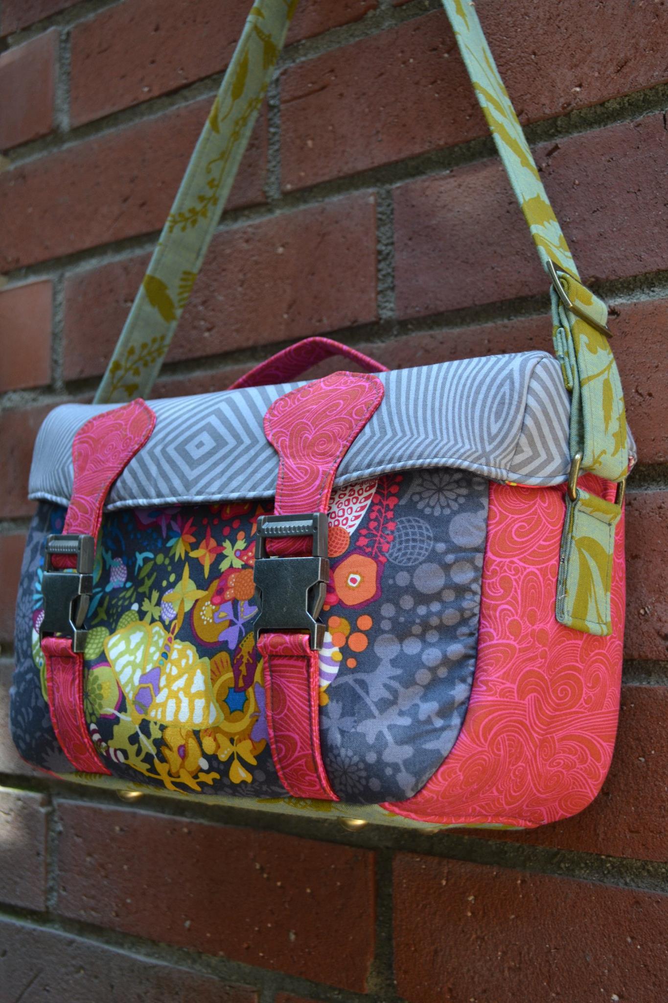  Camille Camera Bag Sewing Pattern  made by Crystal Chadwick various fabric