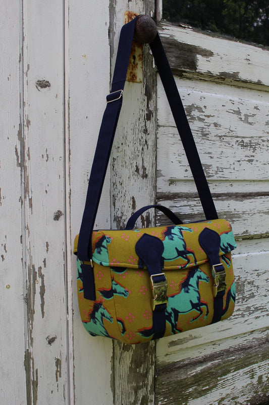 Camille Camera Bag Sewing Pattern  made by Jennifer Greene