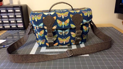  Camille Camera Bag Sewing Pattern  made by Jessica Daley