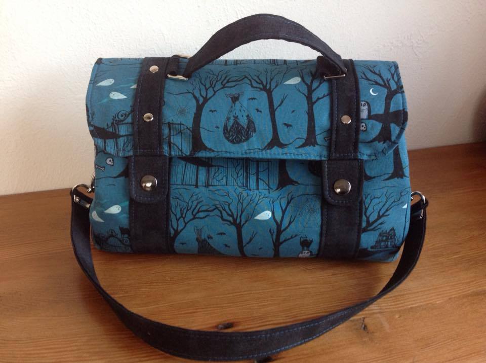  Carter Messenger Handbag Sewing Pattern made by Elizabeth Bolton