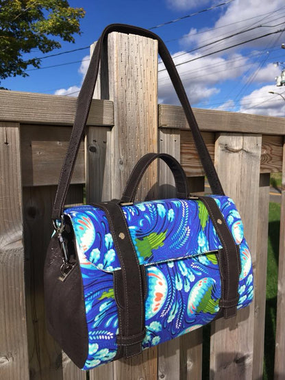  Carter Messenger Handbag Sewing Pattern made by Fiona Kelly