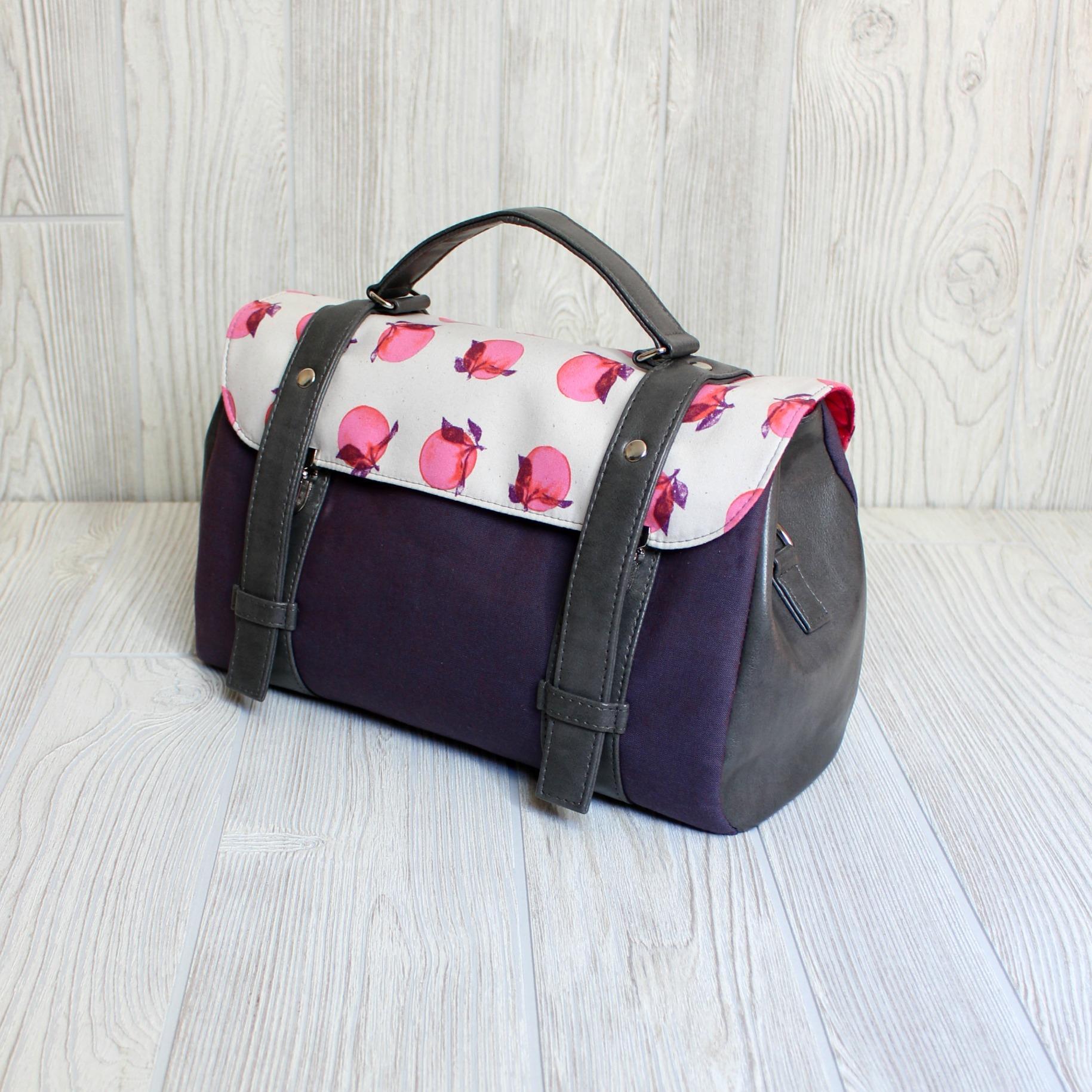  Carter Messenger Handbag Sewing Pattern made by Jennifer Greene