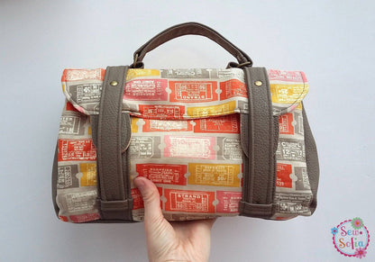  Carter Messenger Handbag Sewing Pattern made by Louise Ambrosi