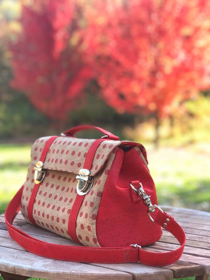 Carter Messenger Handbag sewing pattern made by Sherri Ferraro