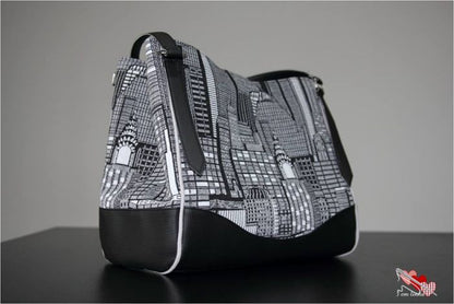 Charlotte City Tote Sewing pattern, side view