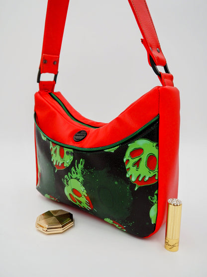 Classic Handbag PDF Sewing Pattern made by Chanova Alcala Mabry slime fabric