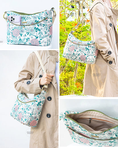 Classic Handbag PDF Sewing Pattern made by Chera Phipody various view