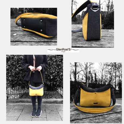 Classic Handbag PDF Sewing Pattern made by Glenda Sam 