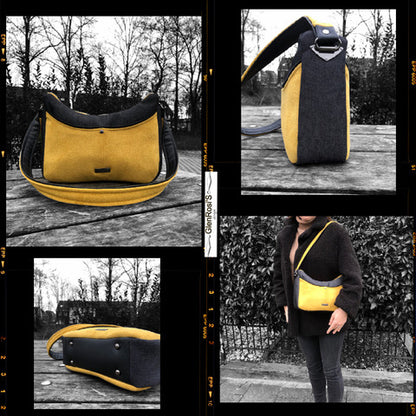 Classic Handbag PDF Sewing Pattern made by Glenda Sam various views