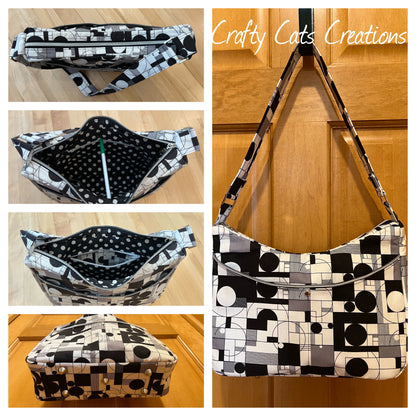 Classic Handbag PDF Sewing Pattern made by Jenny Liao