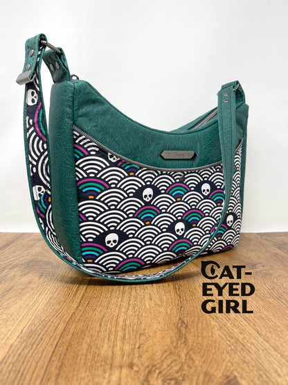 Classic Handbag PDF Sewing Pattern made by Krystal Leehy front view