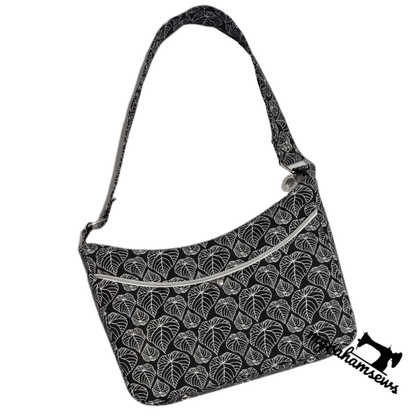 Classic Handbag PDF Sewing Pattern made by Michelle Graham bag and strap view